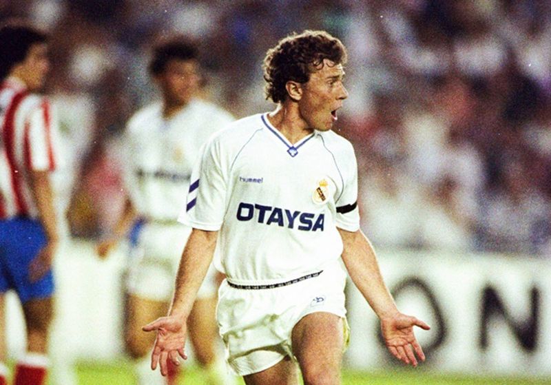 Emilio Butragueño trong màu áo Real Madrid